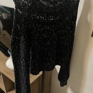 Forever 21 Navy Knit Sweater
